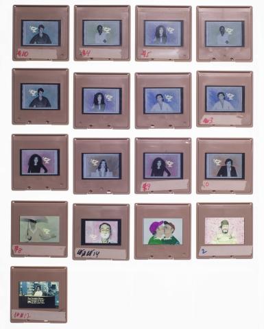 Photo bumpers A series of photo bumpers arranged in a 4x4 grid.