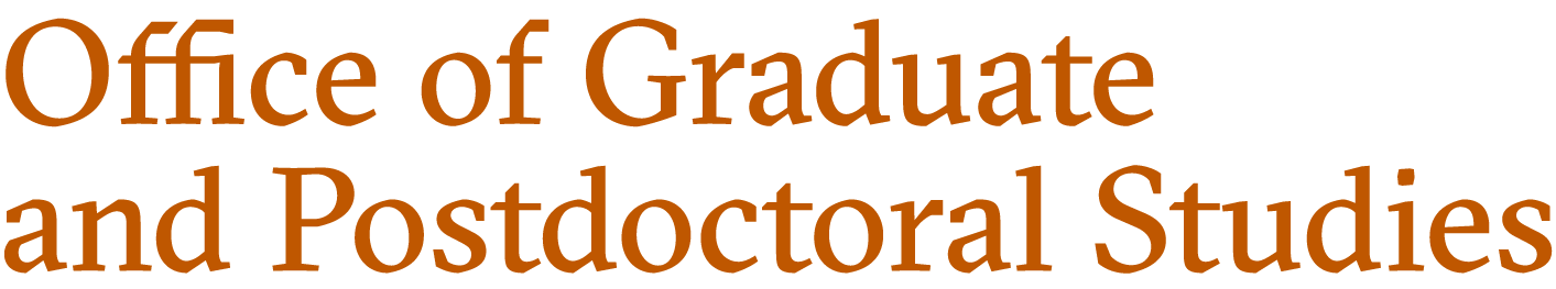 Office of Graduate and Postdoctoral Studies home