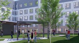 East Campus Graduate Housing Render