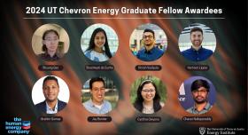 eight graduate student award winners