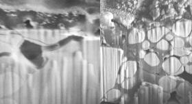 Up close image of a zicronia-enhanced electrolyte, which resembles grey rock.