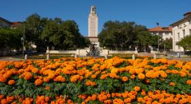 Tower with flowers