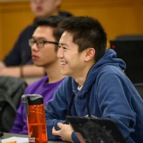 Student Laughing