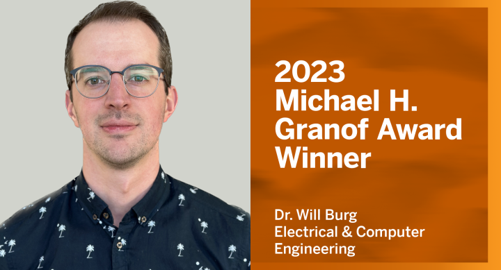 2023 Michael H. Granof Award Winner Will Burg