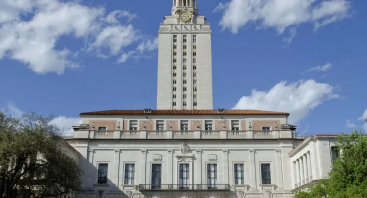 Tower and clouds on the main mall