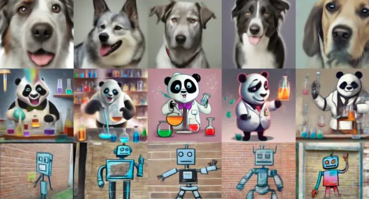 AI photo collage