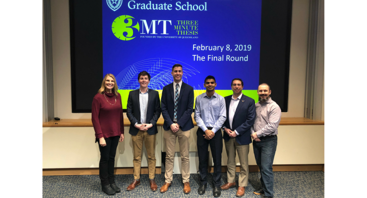 3MT competition winners and judges